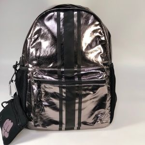 ❤️ Ideology Womens Metallic Stripped backpack